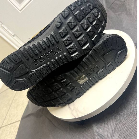 VLADO Men's Atlas 3 High-Top Casual Sneakers Modern Black & Gold SZ 7.5: NWOT - Picture 14 of 14